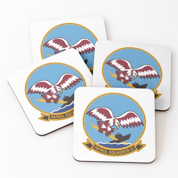 Item preview, Official Insignia of the VP-67 "Golden Knights" Patrol Squadron designed and sold by CharlieDesings.