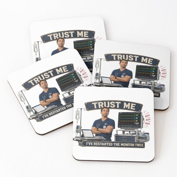 Item preview, Trust Me I’ve Restarted the Monitor Twice Nurse Humor Gift designed and sold by YMLux.