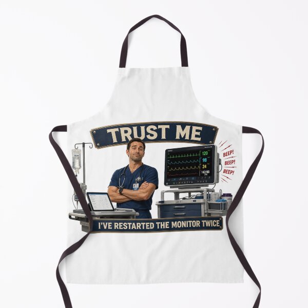 Item preview, Trust Me I’ve Restarted the Monitor Twice Nurse Humor Gift designed and sold by YMLux.