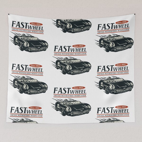 Artikelvorschau, Vintage Racer Speed – Klassische Motorsport-Streckenkunst entworfen und verkauft von 1001T-Shirt.