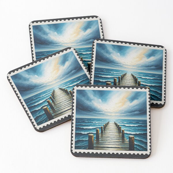 Item preview, Sea pier designed and sold by PrintLabStudio.