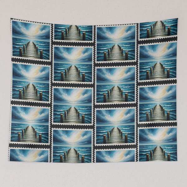 Item preview, Sea pier designed and sold by PrintLabStudio.