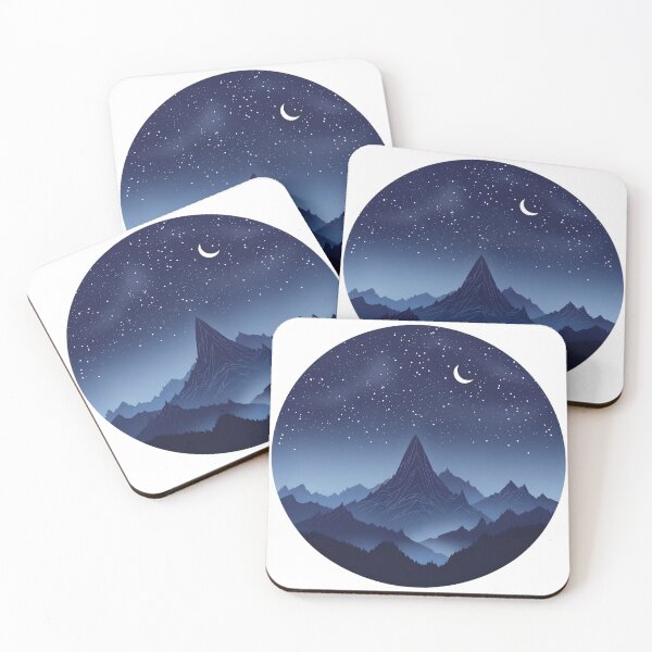 Item preview, Stary Mountain Skyline designed and sold by felix.illustrates.