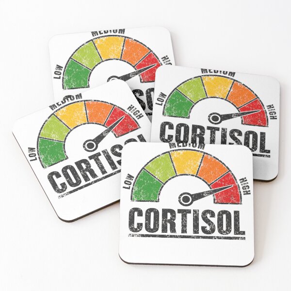 Item preview, Funny High Cortisol Stress Meter Gauge Distressed Vintage designed and sold by JerdbordinShop.