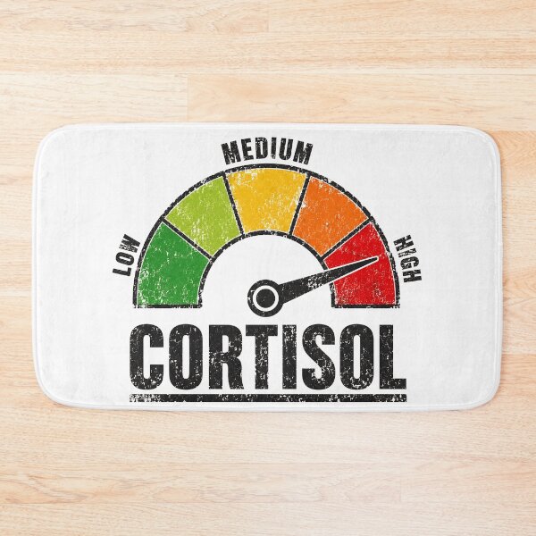 Item preview, Funny High Cortisol Stress Meter Gauge Distressed Vintage designed and sold by JerdbordinShop.