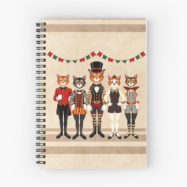 Item preview, Anthropomorphic Circus Cats | Gift for Circus Lover designed and sold by UnhingedBird.