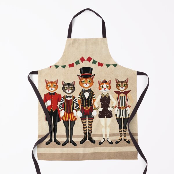 Item preview, Anthropomorphic Circus Cats | Gift for Circus Lover designed and sold by UnhingedBird.