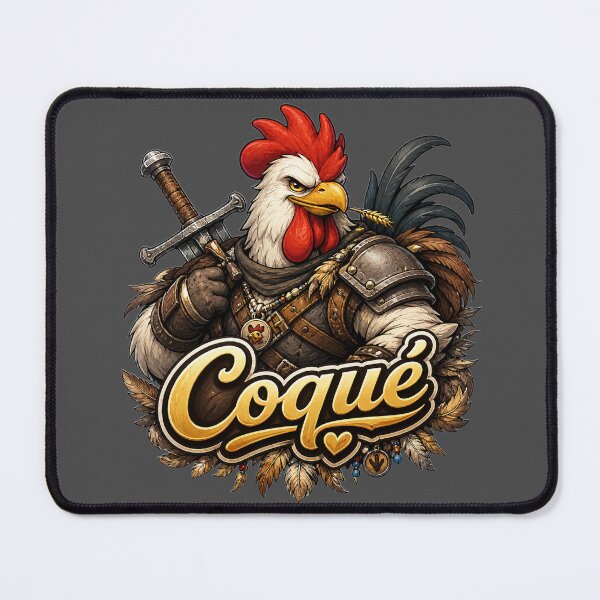 Item preview, Coqué Warrior Chicken – Funny Rooster with Sword Cartoon T-Shirt designed and sold by AFI-Studio.