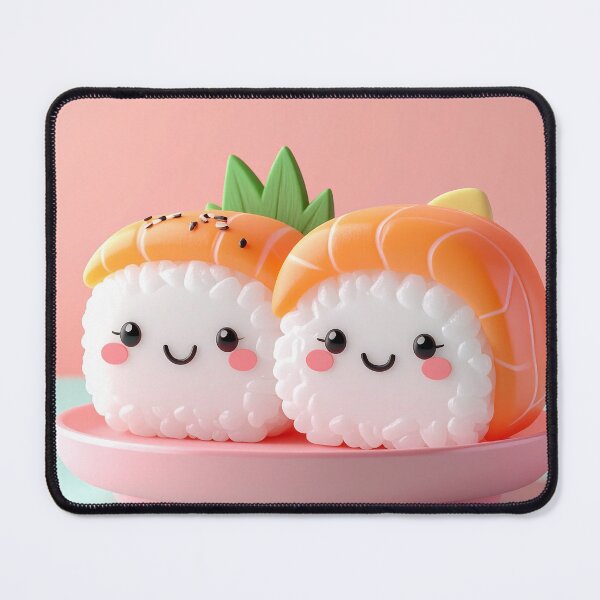 Item preview, Cute Kawaii Sushi Illustration designed and sold by BetweenForms.