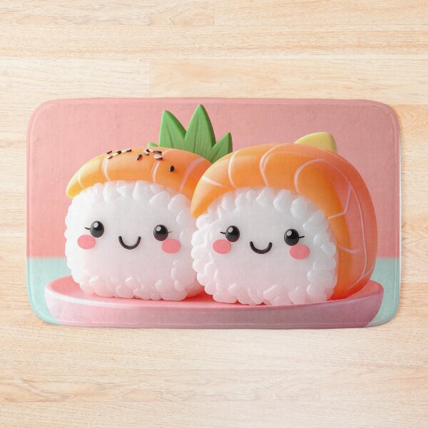 Item preview, Cute Kawaii Sushi Illustration designed and sold by BetweenForms.