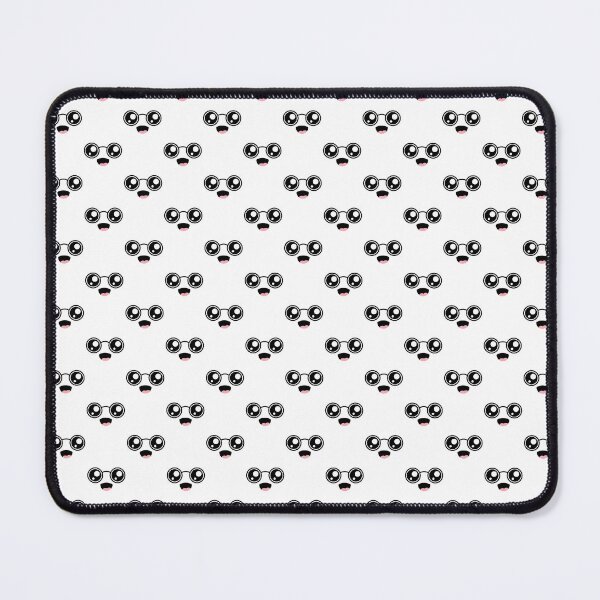 Item preview, Cute kawaii smiling happy nerdy face pattern designed and sold by BlushyPrint.