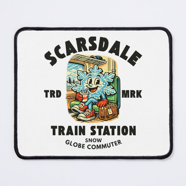 Item preview, New York : Scarsdale train station snow globe commuter designed and sold by Peerless-Prime.