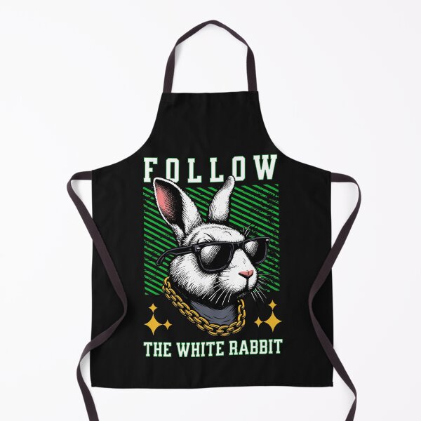 Item preview, FOLLOW THE WHITE RABBIT designed and sold by SPOOFSHIRT.