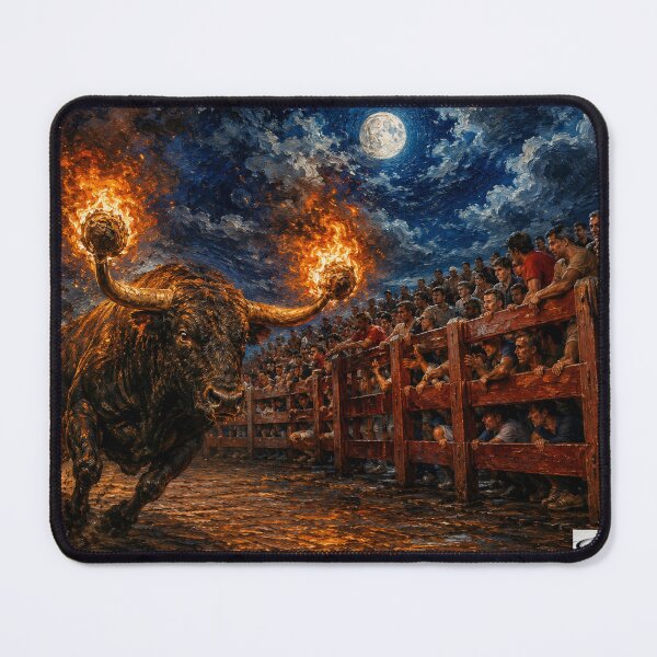Item preview, Bull with Embolado (Embolado Bull) designed and sold by JJESTOICO.