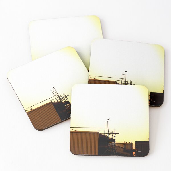 Item preview, Red Sunset Silhouette – The worksight sleeps designed and sold by CCWorkfloor.