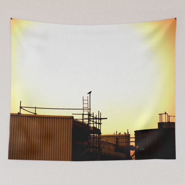 Item preview, Red Sunset Silhouette – The worksight sleeps designed and sold by CCWorkfloor.