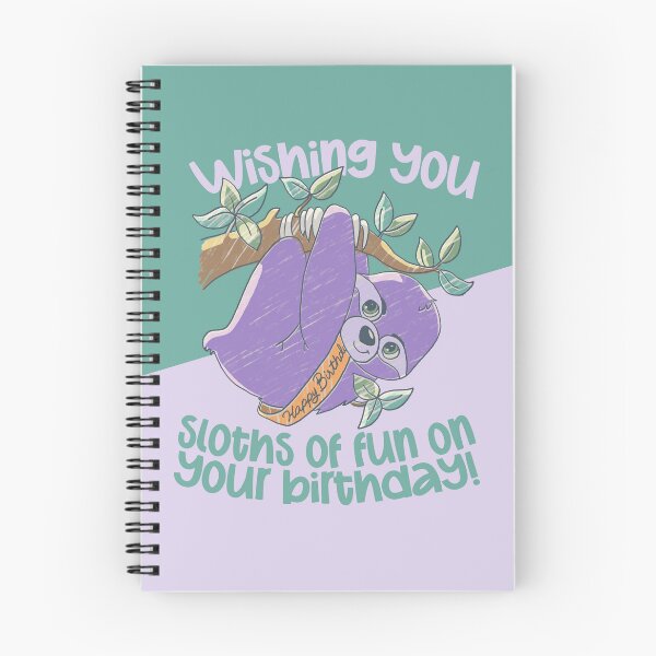 Item preview, Wishing You Sloths of Fun on Your Birthday! designed and sold by Rock&Roar.