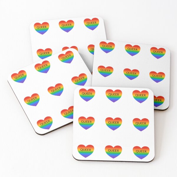 Item preview, Queer Rainbow Hearts LGBT Pack - gay pride designed and sold by Inspirationmotivation.