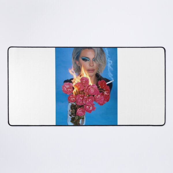 Item preview, Julia Fox Surrealism: Flaming Roses and Blue Haze designed and sold by y2kponyclub.