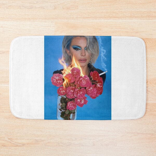 Item preview, Julia Fox Surrealism: Flaming Roses and Blue Haze designed and sold by y2kponyclub.