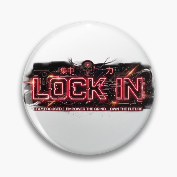 Item preview, Lock In Focus Mode Motivation T-Shirt – Futuristic Neon Grind Mindset Design designed and sold by No Excuses .