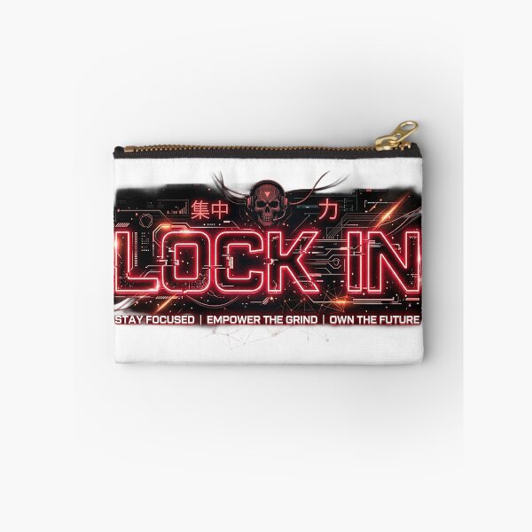 Item preview, Lock In Focus Mode Motivation T-Shirt – Futuristic Neon Grind Mindset Design designed and sold by No Excuses .