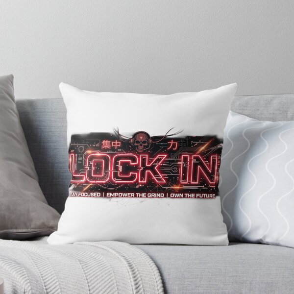 Item preview, Lock In Focus Mode Motivation T-Shirt – Futuristic Neon Grind Mindset Design designed and sold by No Excuses .