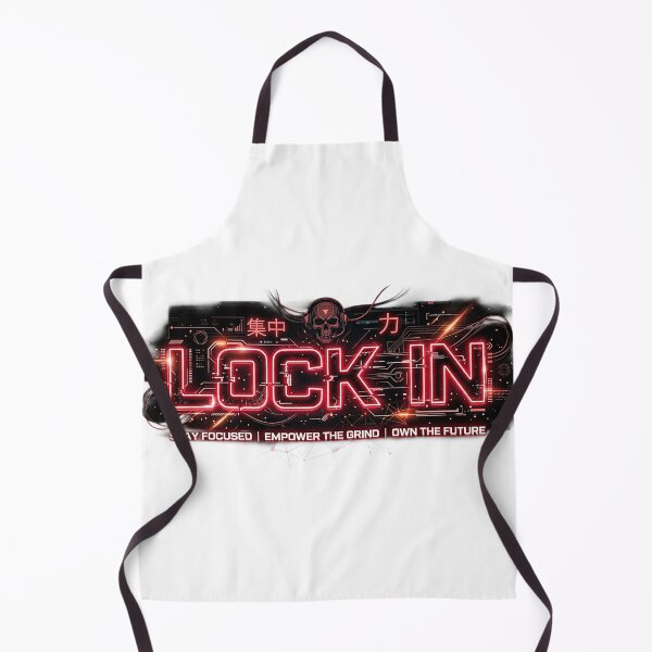 Item preview, Lock In Focus Mode Motivation T-Shirt – Futuristic Neon Grind Mindset Design designed and sold by No Excuses .