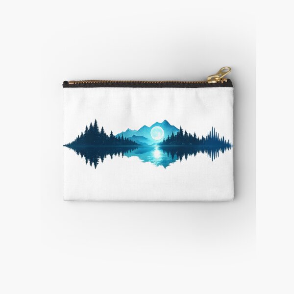 Item preview, Moonlit Mountain Lake designed and sold by GenesixDesign.