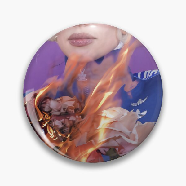 Item preview, Julia Fox Surrealism: Flaming Roses and Blue Haze designed and sold by y2kponyclub.