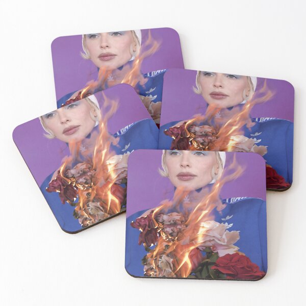 Item preview, Julia Fox Surrealism: Flaming Roses and Blue Haze designed and sold by y2kponyclub.