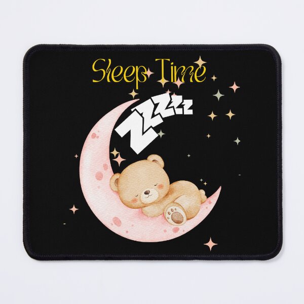 Item preview, Sleep Time – Cute Teddy Bear on the Moon designed and sold by Banvero.