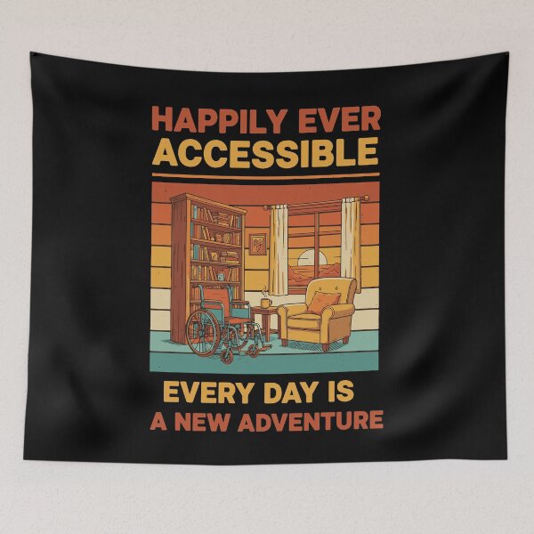 Item preview, Disability Awareness Happily Ever Accessible Pride designed and sold by LuminOrb.