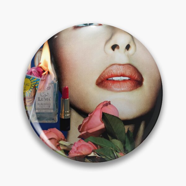 Item preview, Julia Fox Surrealism: Flaming Roses and Blue Haze designed and sold by y2kponyclub.