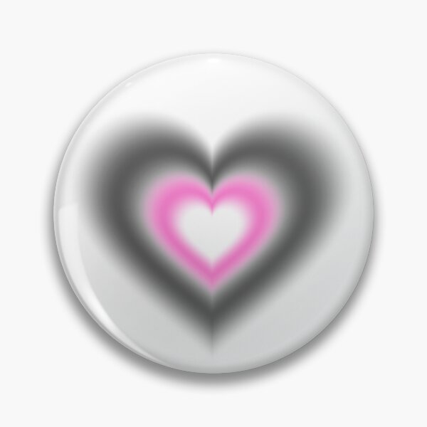 Item preview, Black and pink blurry hearts designed and sold by serenebookworm.