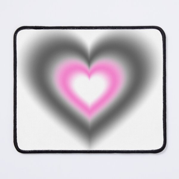 Item preview, Black and pink blurry hearts designed and sold by serenebookworm.