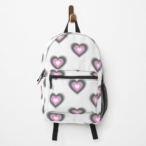 Item preview, Black and pink blurry hearts designed and sold by serenebookworm.