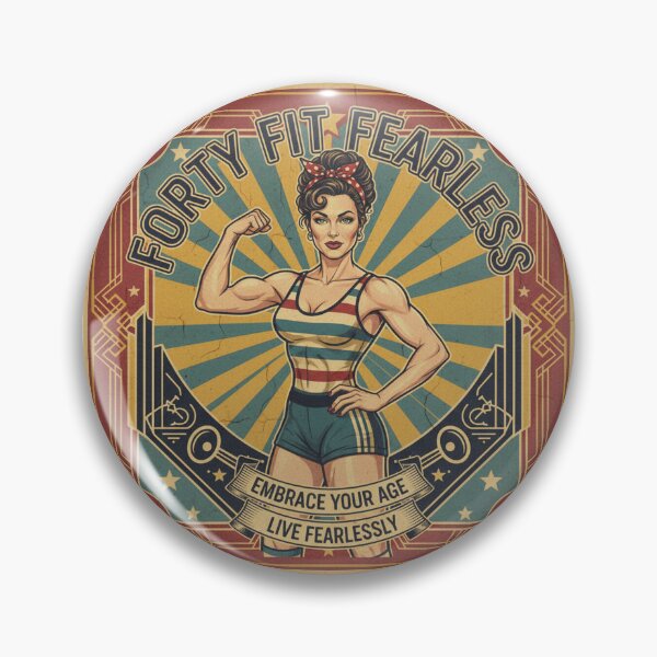 Item preview, FORTY. FIT. FEARLESS. designed and sold by MaciejErdon.