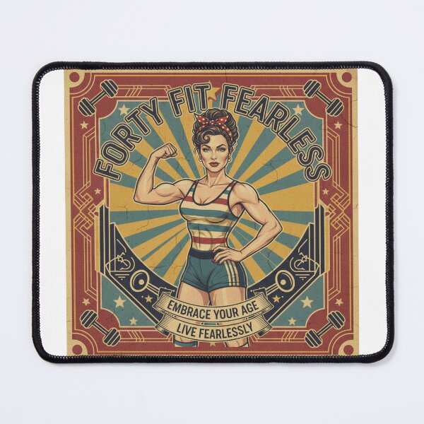 Item preview, FORTY. FIT. FEARLESS. designed and sold by MaciejErdon.