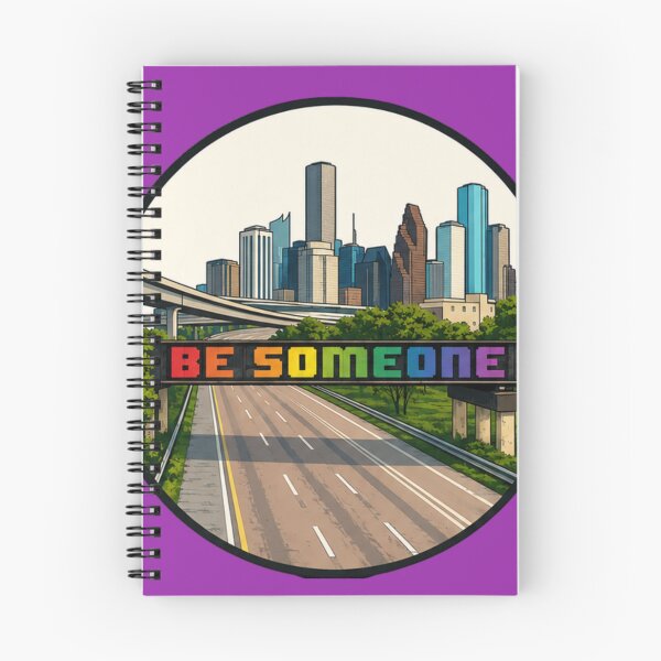 Item preview, Houston “Be Someone” Rainbow Graffiti Art | Pride Inspired Skyline Design designed and sold by SimplyJasper.