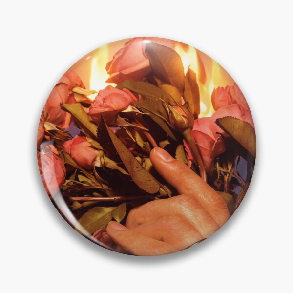 Item preview, Julia Fox Surrealism: Flaming Roses and Blue Haze designed and sold by y2kponyclub.