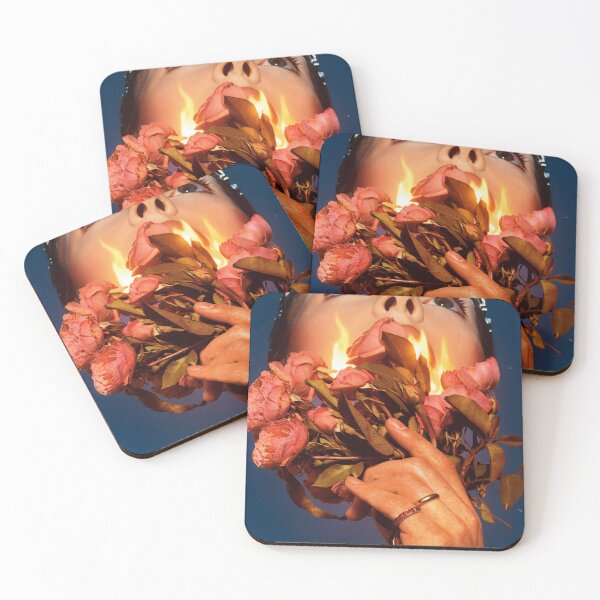 Item preview, Julia Fox Surrealism: Flaming Roses and Blue Haze designed and sold by y2kponyclub.