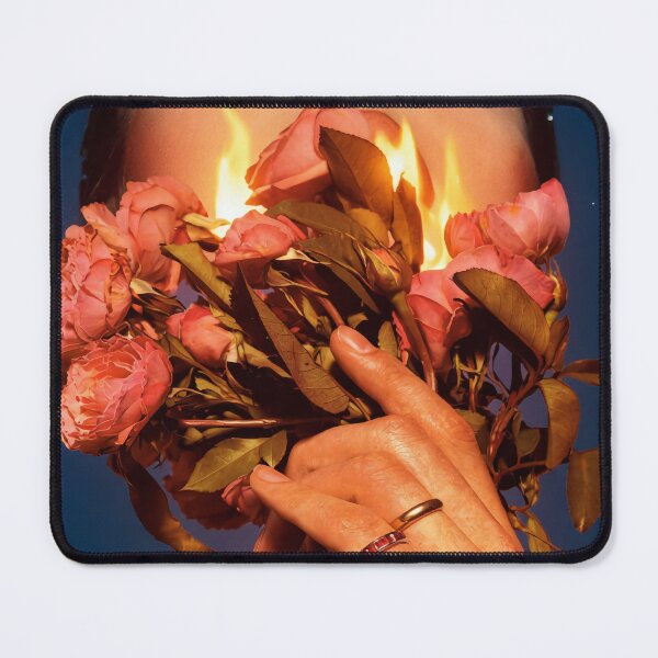 Item preview, Julia Fox Surrealism: Flaming Roses and Blue Haze designed and sold by y2kponyclub.
