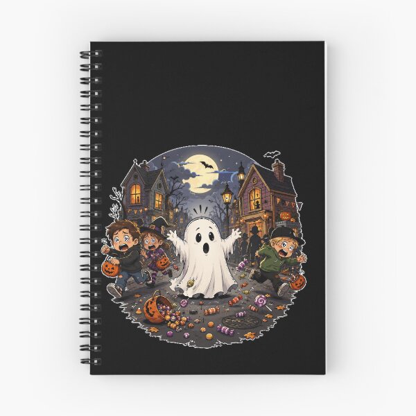 Item preview, Too Spooky To Trick Or Treat Funny Halloween Ghost Design designed and sold by MotylekAnia.