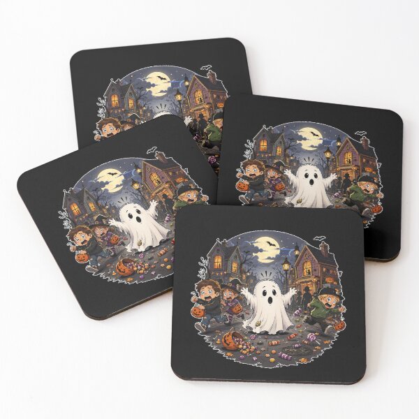 Item preview, Too Spooky To Trick Or Treat Funny Halloween Ghost Design designed and sold by MotylekAnia.