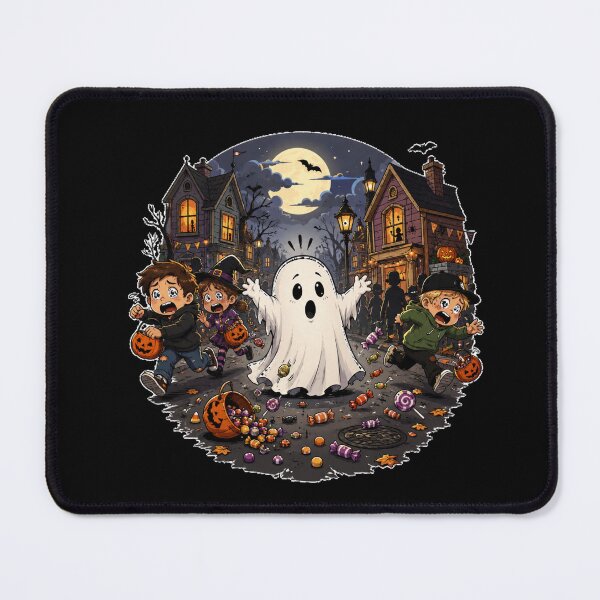 Item preview, Too Spooky To Trick Or Treat Funny Halloween Ghost Design designed and sold by MotylekAnia.
