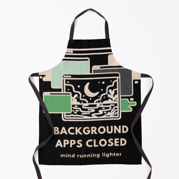 Item preview, Mindful Background Apps Closed Aesthetic Art designed and sold by Inkfino.