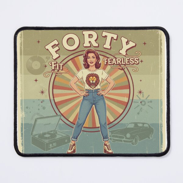 Item preview, FORTY. FIT. FEARLESS. designed and sold by MaciejErdon.
