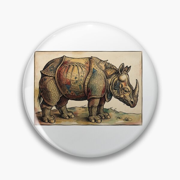 Item preview, Albrecht Dürer Rhinoceros – Vintage Renaissance Woodcut Art designed and sold by GreatPeopleMind.