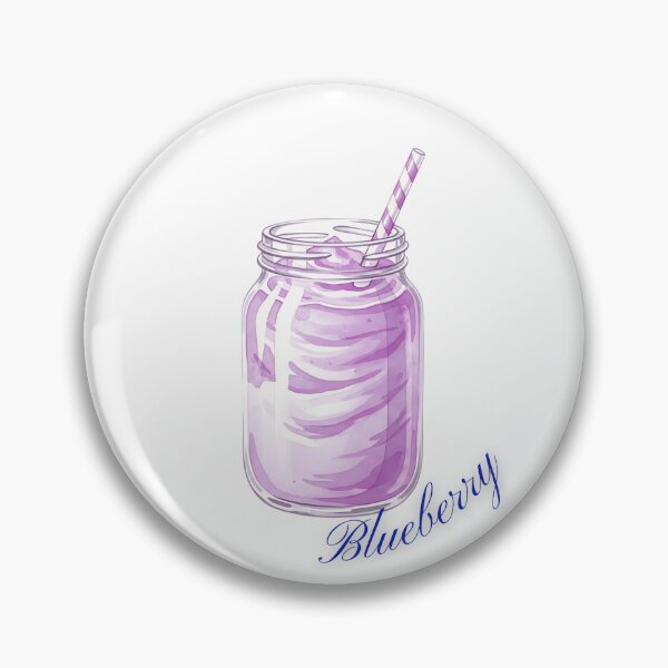 Item preview, Milkshake with blueberry font designed and sold by serenebookworm.